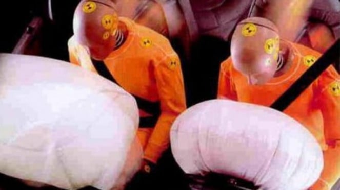 Ilustrasi Airbag.