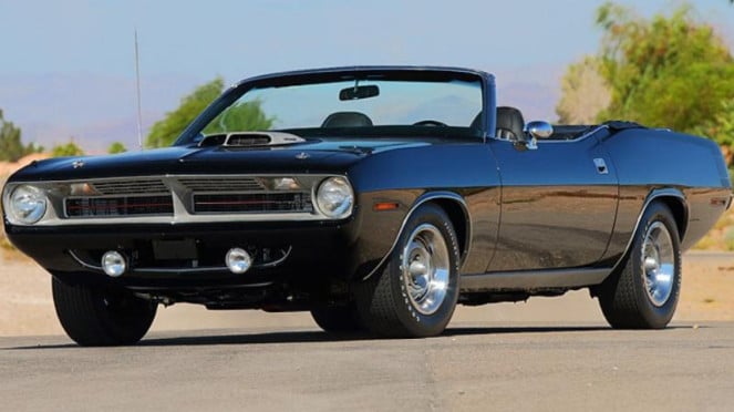 Plymouth Hemi Cuda 1970 yang dijual Rp40 miliar.