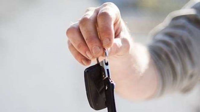 Ilustrasi kunci mobil.