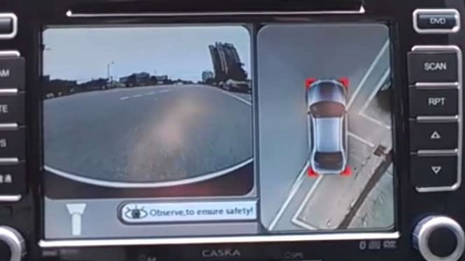 Sering Bikin Bingung, Ini Cara Membaca Garis di Kamera Parkir Mobil