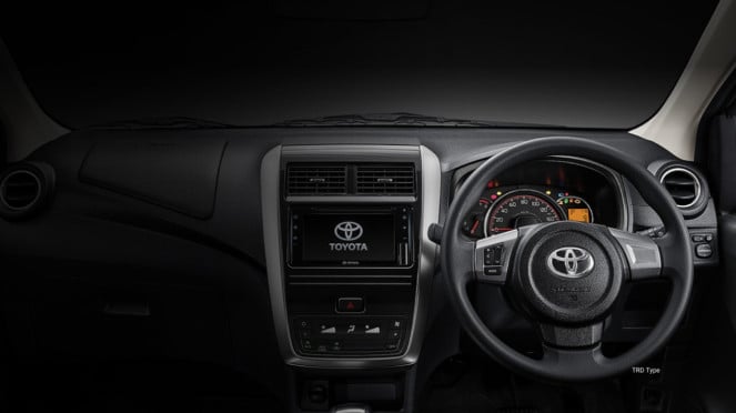 New Touch Screen Head Unit pada Toyota New Agya