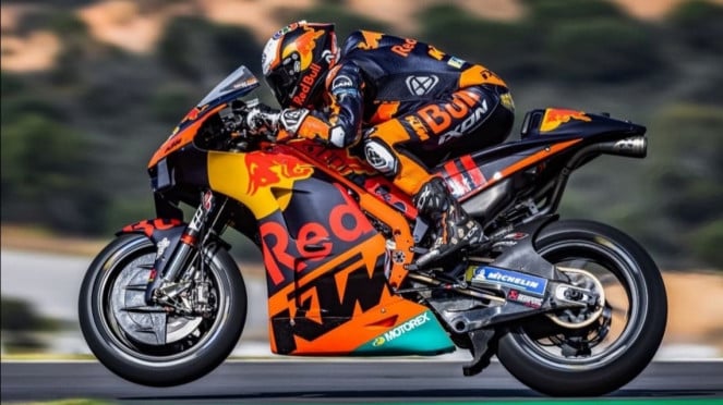 Pembalap Red Bull KTM, Brad Binder. 