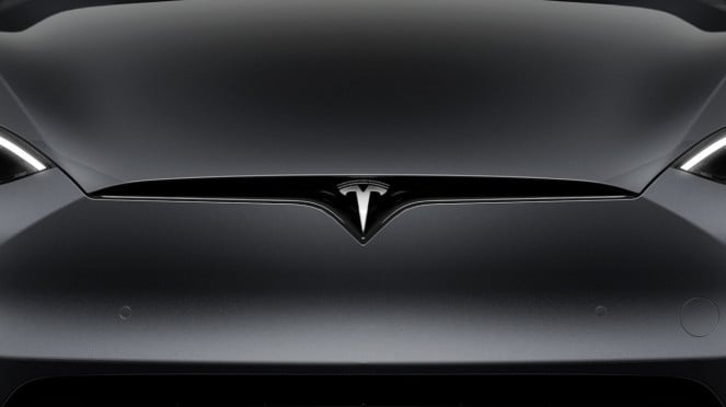 Logo mobil listrik Tesla