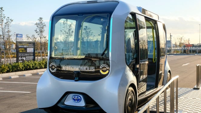 Mobil otonom Toyota e-Pallete.