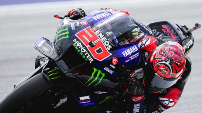 Pembalap Monster Energy Yamaha, Fabio Quartararo.