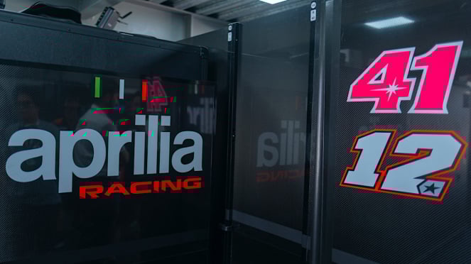 VIVA Otomotif: Paddock tim Aprilia Racing di MotoGP Mandalika