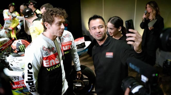 Raffi Ahmad dan Valentino Rossi