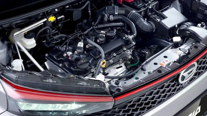 Ilustrasi mesin mobil