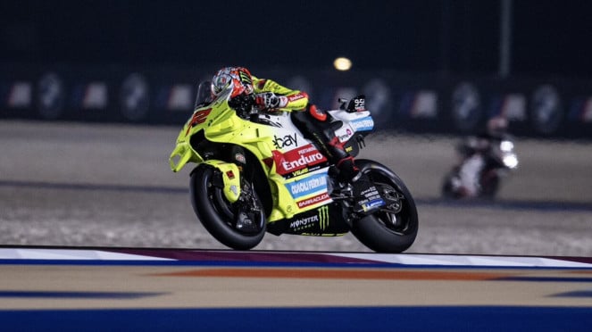 Pembalap VR46 Racing Team, Marco Bezzecchi