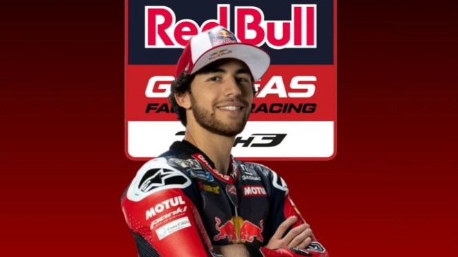 Ilustrasi Enea Bastianini di Red Bull Gasgas Tech3