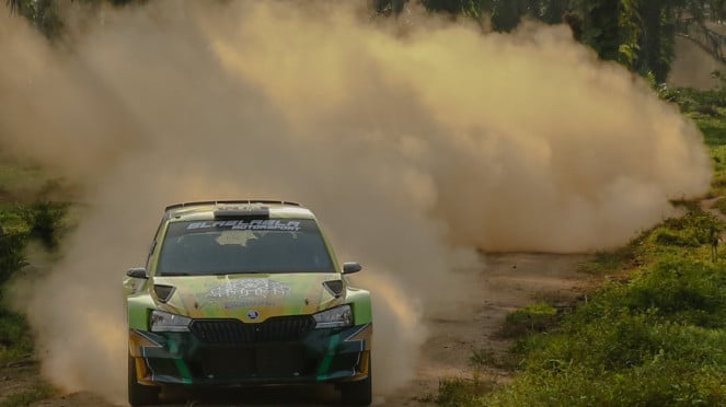 Bla Bla Bla Motorsport, Musa Rajekshah di Kejurnas Sumut Rally 2024.(dok Ijeck)