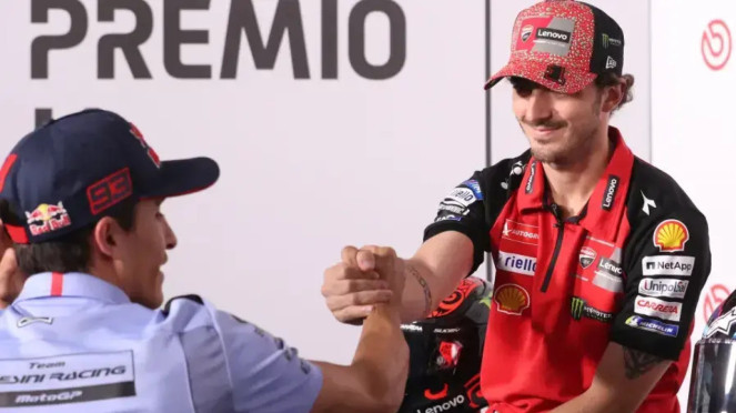 Marc Marquez dan Pecco Bagnaia