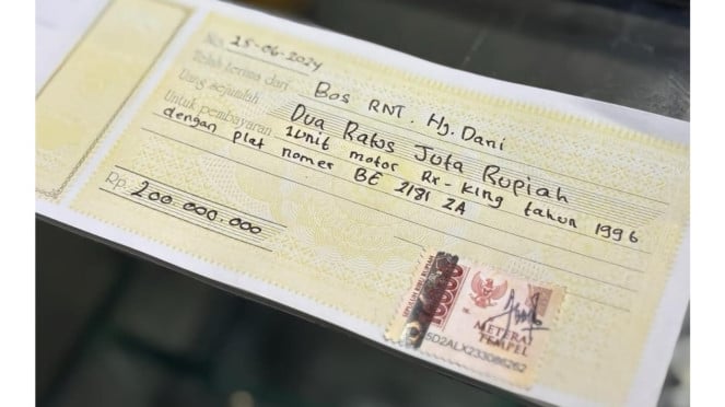 Viral motor Yamaha RX-King laku Rp 200 Juta