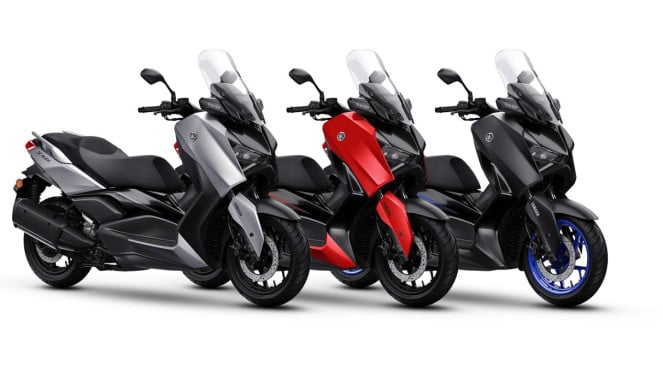 Yamaha XMAX Connected hadir dengan warna dan grafis baru 