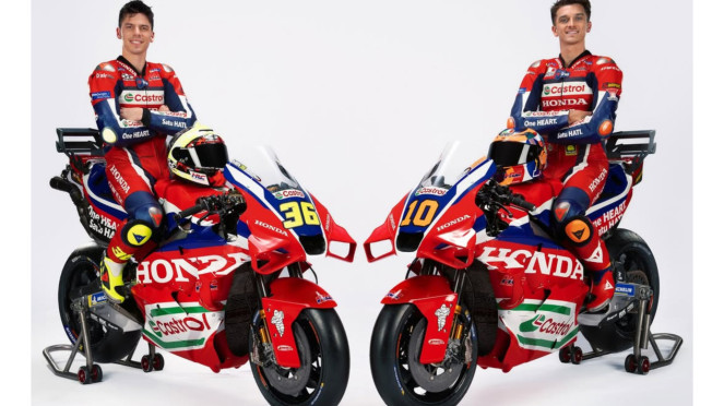 Pembalap Honda, Joan Mir dan Luca Marini 