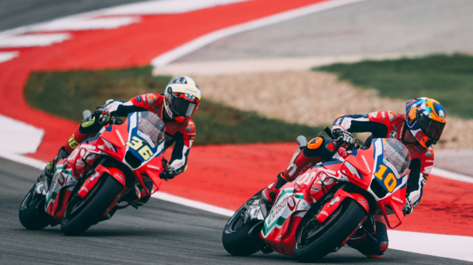 Pembalap Honda, Joan Mir dan Luca Marini 