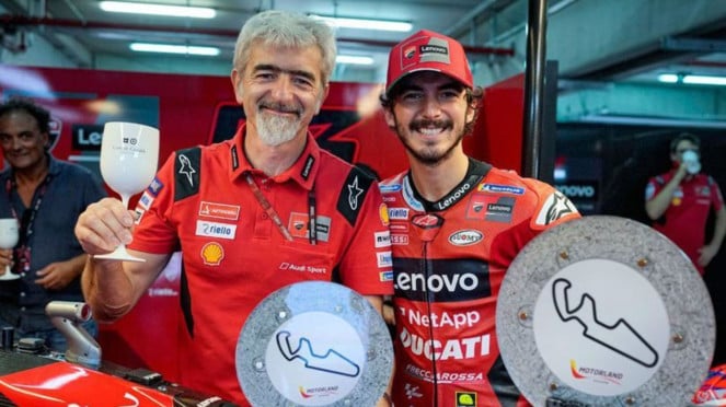 Gigi Dall Igna dan Francesco Bagnaia
