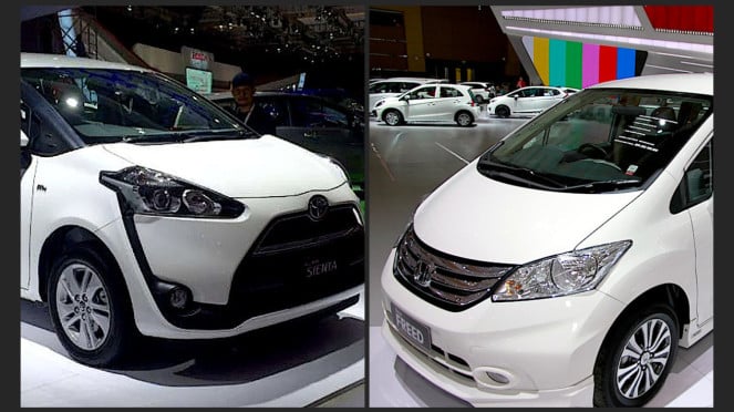 Toyota Sienta vs Honda Freed