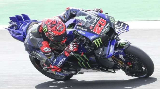 Fabio Quartararo di MotoGP Inggris 2025