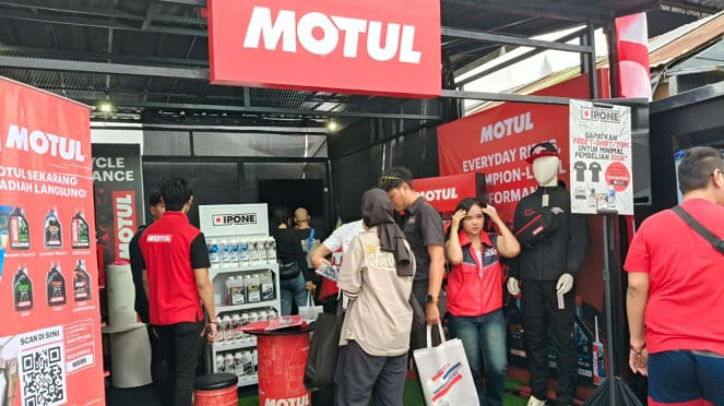 Booth Motul di BBQ Ride 2025