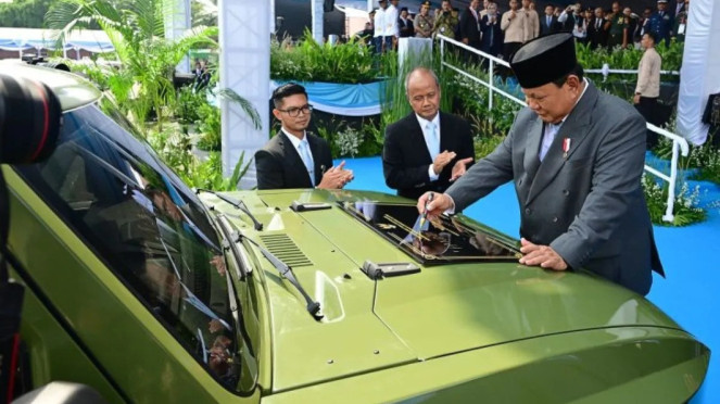 Prabowo resmikan peluncuran taktis baru dari Pindad