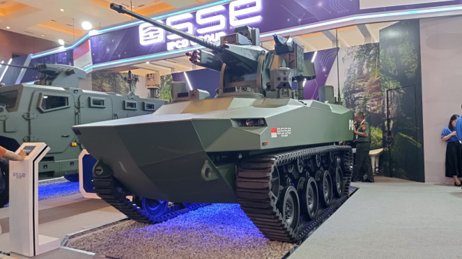 Tank Hybrid P8 Light buatan Indonesia-Prancis