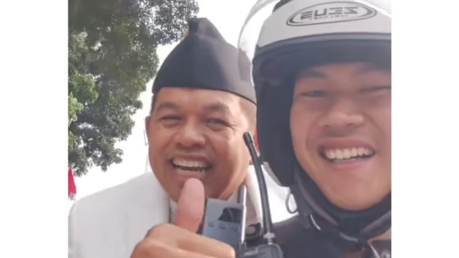 Seganas Ini Tenaga Moge Patwal yang Dinaiki Gubernur Jabar Dedi Mulyadi Tanpa Helm