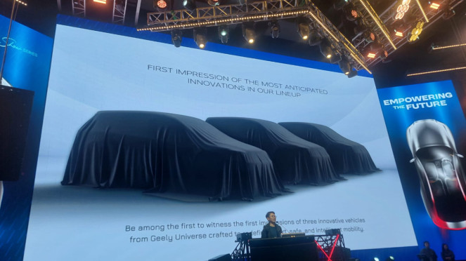 Geely bakal luncurkan tiga mobil baru di GIIAS 2025.