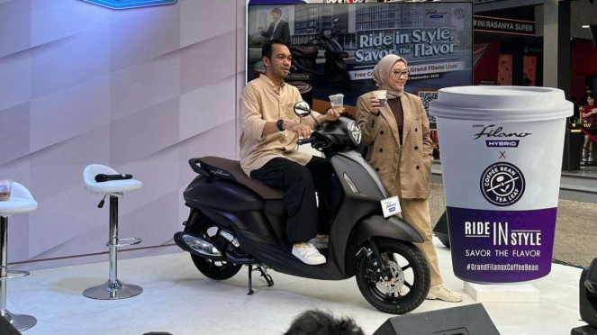 Yamaha Fazzio Hybrid warna baru