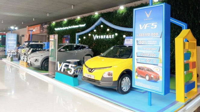 Promo mobil listrik VinFast di Jakarta Fair 2025