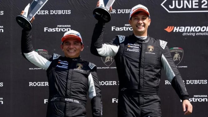 Pembalap Indonesia Kibarkan Merah Putih di Ajang Lamborghini Super Trofeo Jepang