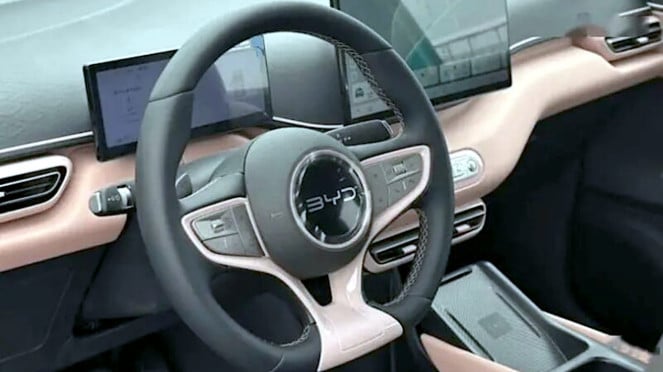 Interior BYD Seagull Free Edition