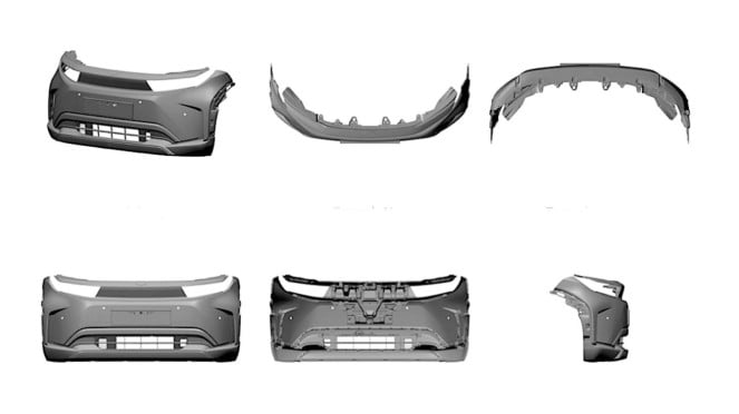  Desain bumper depan Toyota Urban Cruiser EV didaftarkan di Indonesia