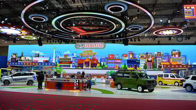 Booth Daihatsu di GIIAS 2025.