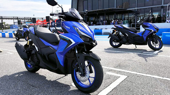 Yamaha Aerox 155 baru versi Thailand