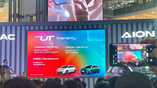 Pengumuman harga Aion UT