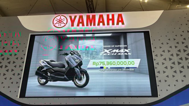 Harga Resmi Yamaha XMAX Connected TechMAX di IMOS 2025