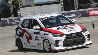 New Agya GR Sport Bikin Lawan Tak Berkutik di Kejurnas Slalom Yogyakarta