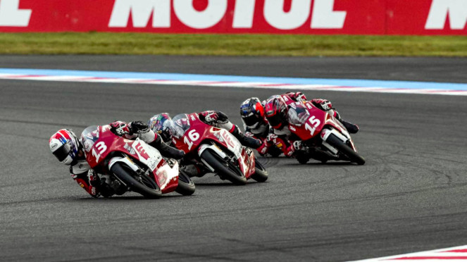 Pembalap tim Astra Honda Motor