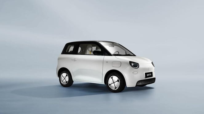 Mobil listrik  Aishang A100C yang jadi sub brand Wuling