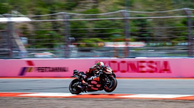 Pembalap Aprilia Racing, Marco Bezzecchi