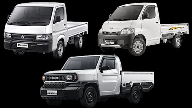 Harga Terbaru Mobil Pikap Andalan UMKM: New Carry vs Hilux Rangga vs Gran Max