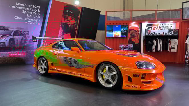 Toyota Supra Mk4 bergaya Fast and Furious di IMX 2025.