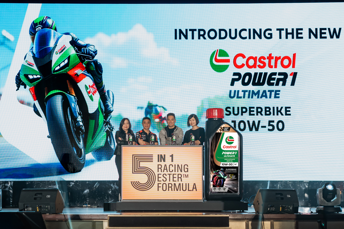 Minyak Enjin Castrol Power1 Ultimate Superbike 10W-50 Baharu Dilancarkan