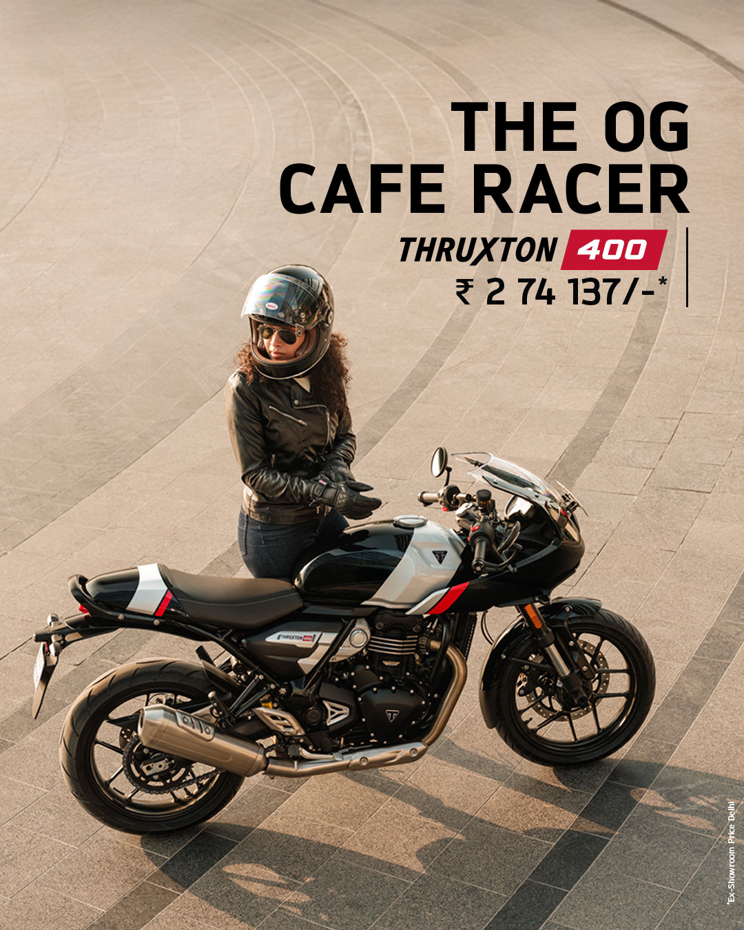 Triumph Thruxton 400 Dilancarkan (di India)