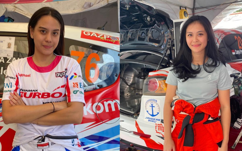 Sirkuit Si Jalak Harupat Bandung Membara, 11 Pembalap Wanita Cantik Beraksi di Kejurnas Sprint Rally 2025