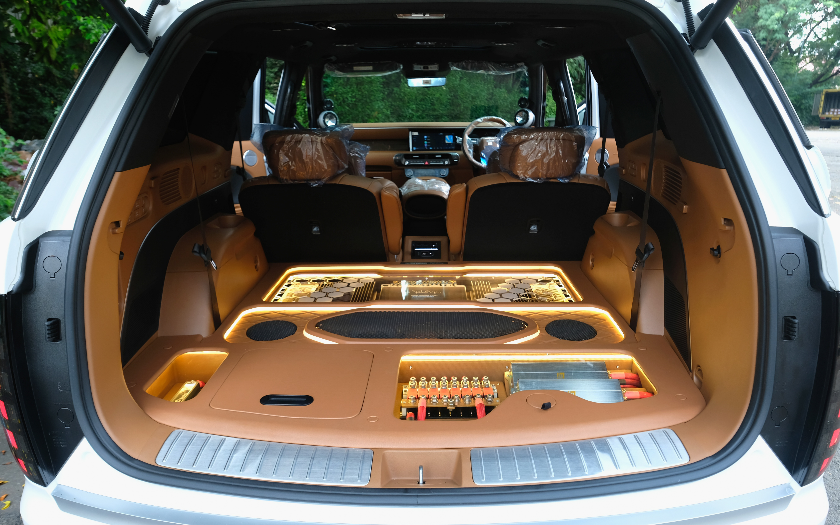 Pertama, Hyundai Palisade Hybrid Dijejali Audio Kelas Wahid, Jok Baris Ketiga Copot!