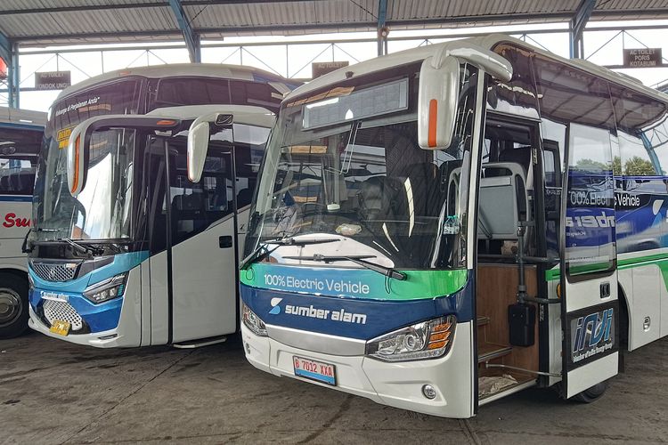 bus AKAP, bus listrik, bus listrik akap, Kalista, bus listrik Sumber Alam, Komparasi Dimensi 2 Bus AKAP Sumber Alam, Bus Listrik dan Konvensional