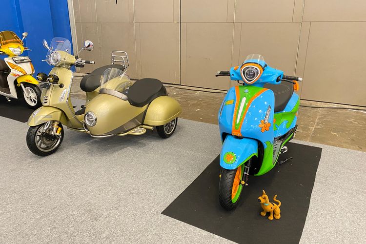 modifikasi, motor matik, Modifikasi motor, skuter matik, skuter kalcer, Deretan Modifikasi Skuter Kalcer di IMOS 2025