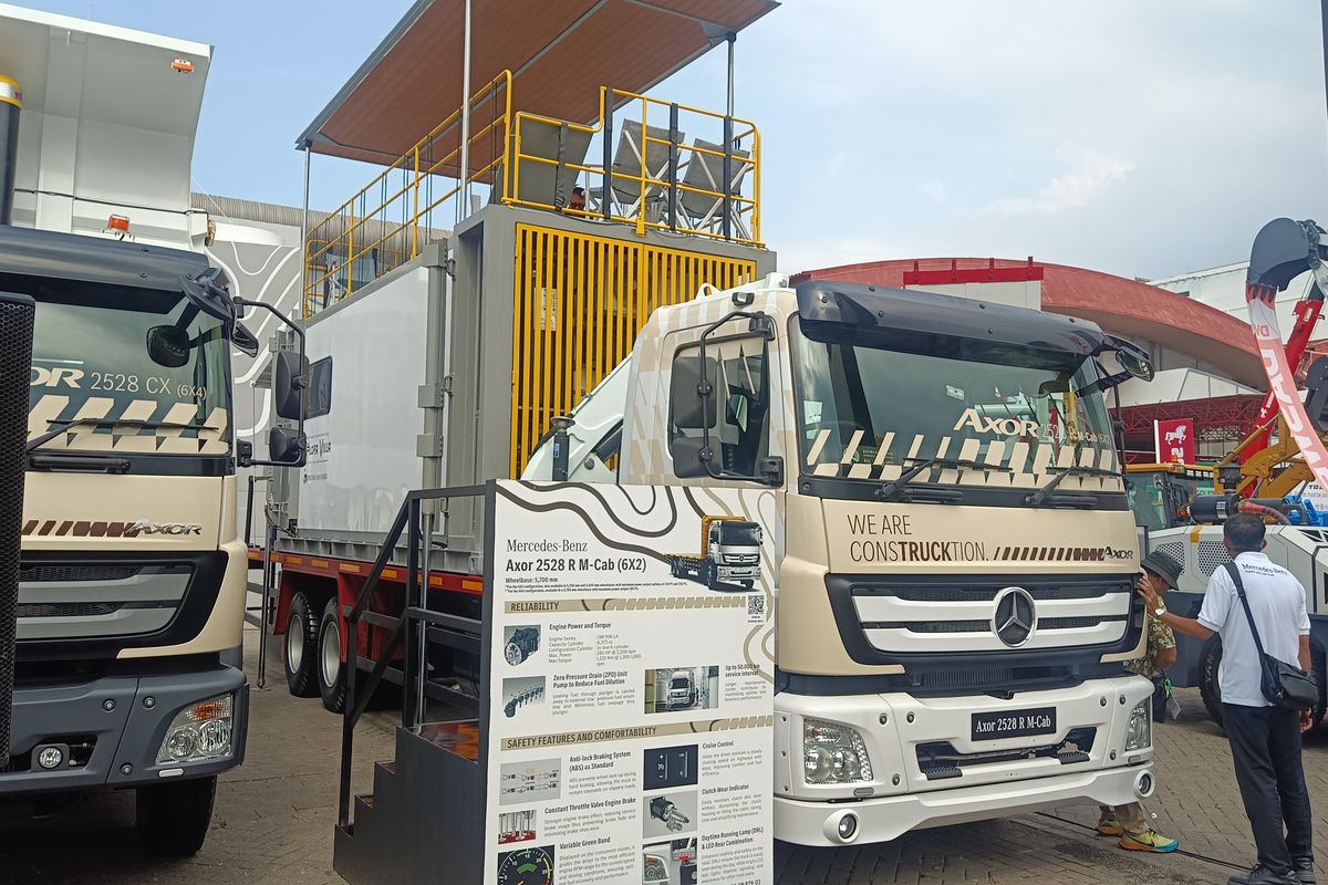 Kontainer Portable Mercedes-Benz Axor Buatan Delima Mandiri